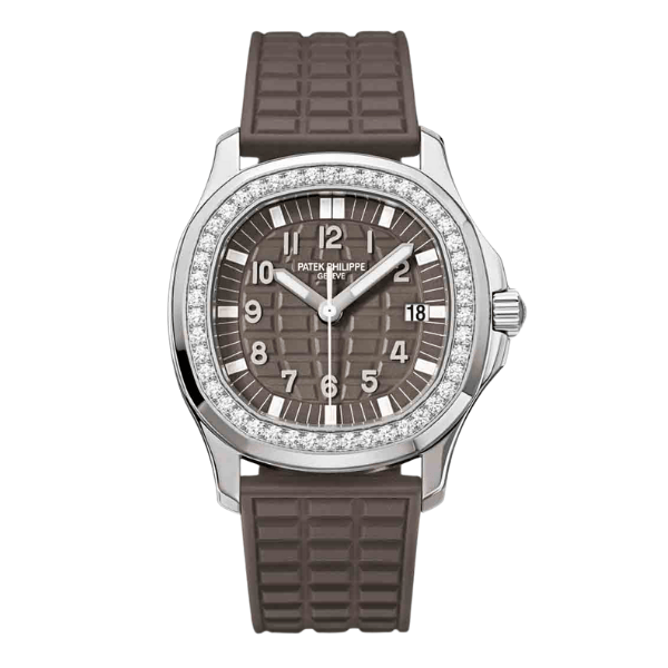 Patek Philippe Aquanaut 5067A-025 35.6mm Diamond Bezel Moissanite Steel