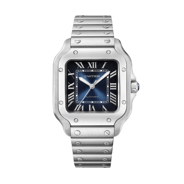 Cartier Santos De Cartier Medium Blue WSSA0063 35.5mm