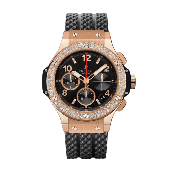 Hublot Big Bang Diamonds 44mm Black Dial Rose Gold ETA.7750