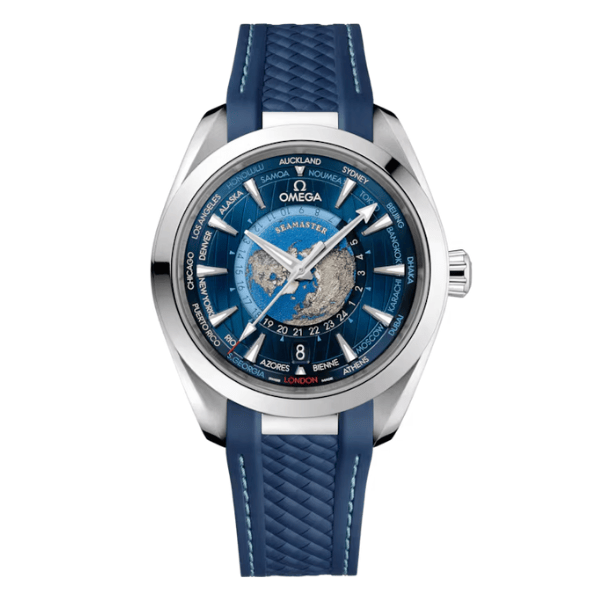 Omega Seamaster Aqua Terra Worldtimer 43mm Blue Dial