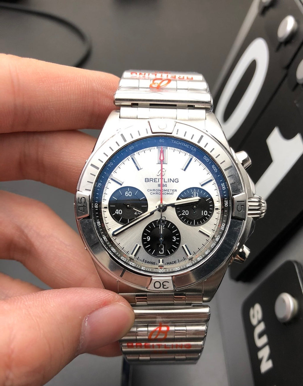Breitling- Chronomat “Silver Dial”