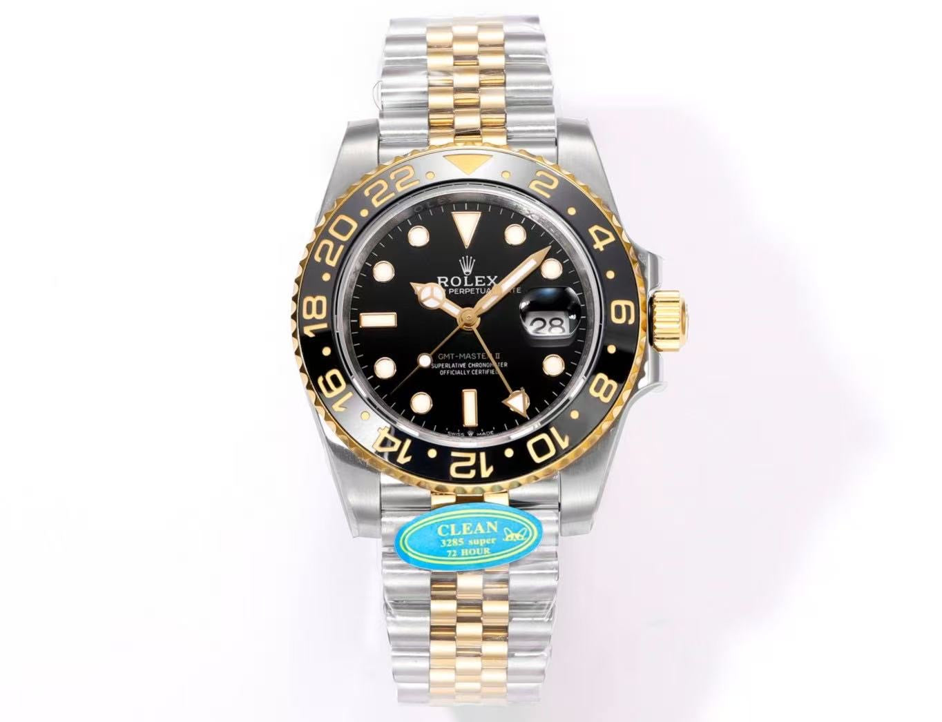 Rolex GMT‑Master II -
“Black & Gold”