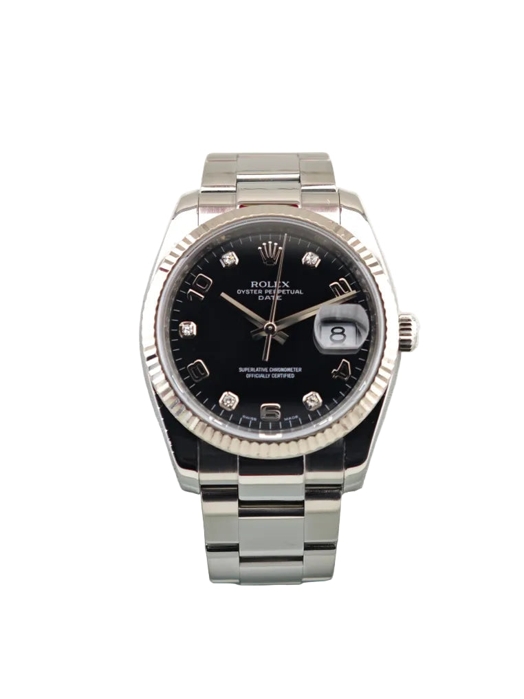 Rolex Date with Diamonds Dial Unisex