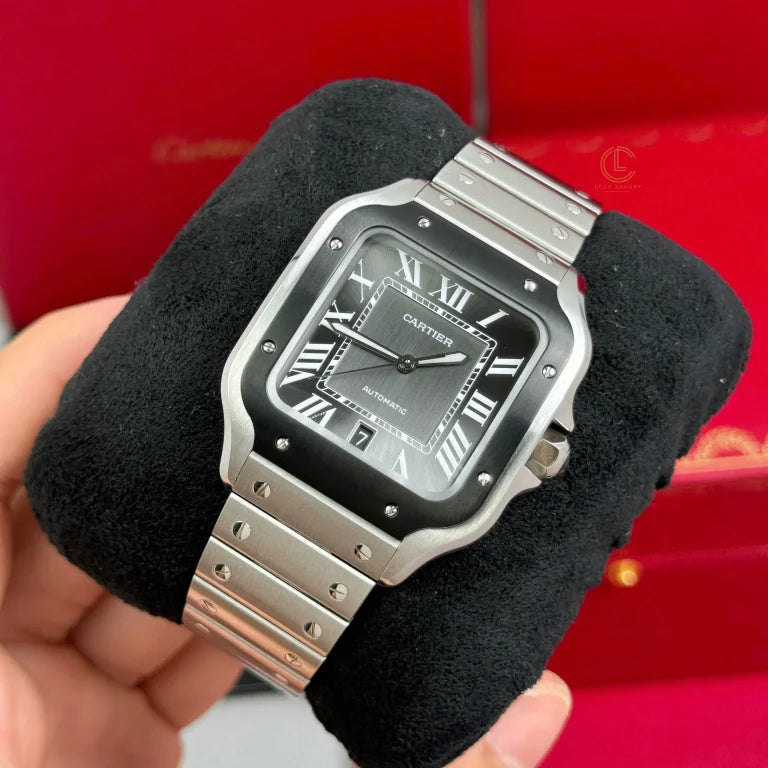 Cartier Santos De Cartier Ceramic CRWSSA0037 39.8mm Miyota.9015