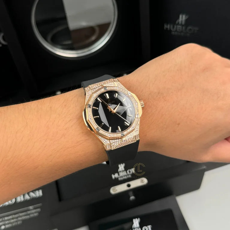 Hublot Classic Fusion Orlinski King Gold 550.OS.1800.RX.1604.ORL19 Zicron Pave 40mm