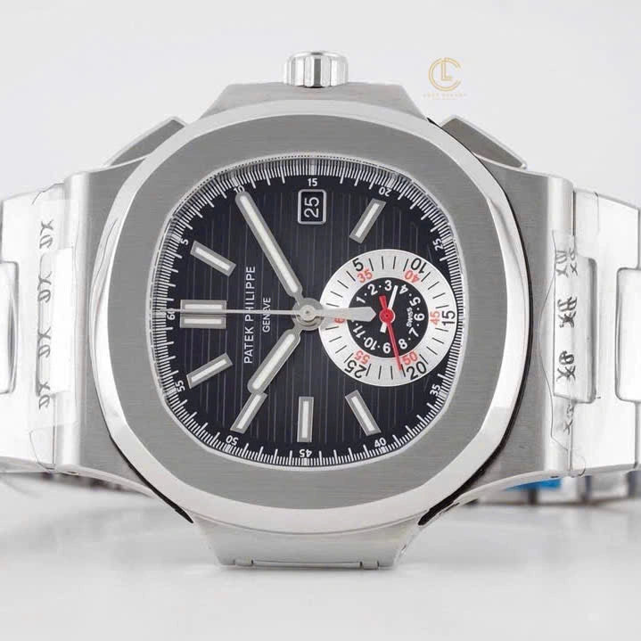 Patek Philippe Nautilus Chronograph 5980/1A-014 40.5mm Black-Blue Dial