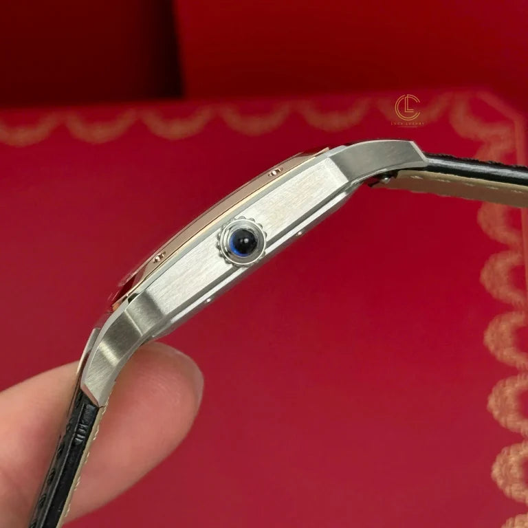 Cartier Santos-Dumont 43.5mm W2SA0011 43.5mm x 31.4mm Demi Rose Gold