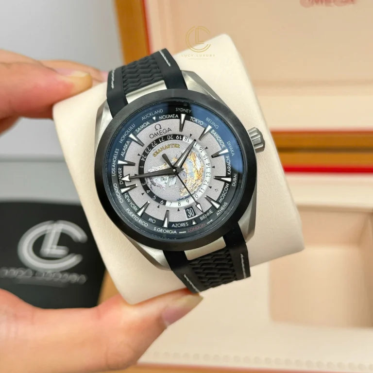 Omega Seamaster Aqua Terra Co-Axial Master Chronometer GMT Worldtimer