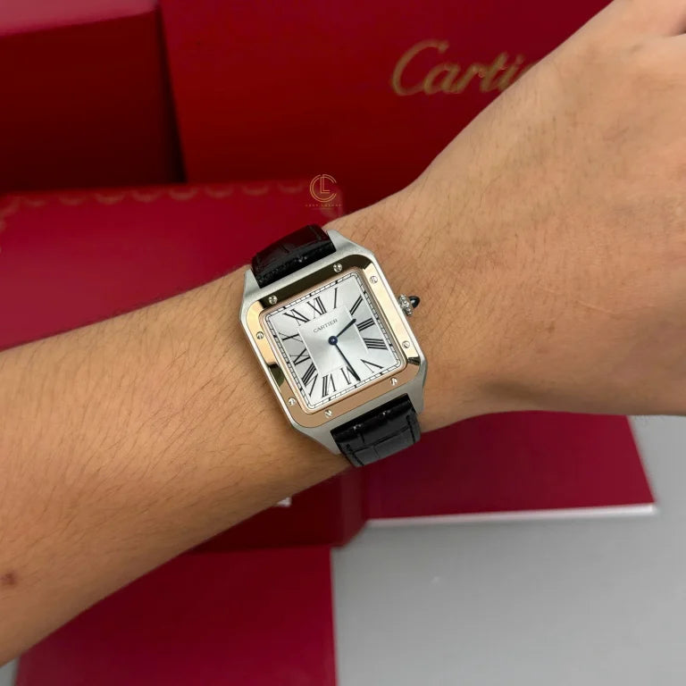 Cartier Santos-Dumont 43.5mm W2SA0011 43.5mm x 31.4mm Demi Rose Gold