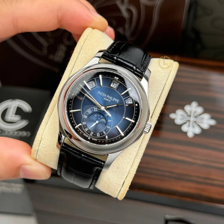 Patek Philippe Complications 5205G-013 40mm Blue Dial Steel