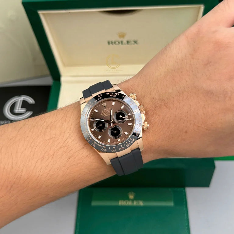 Rolex Cosmograph Daytona 116515LN-0041 40mm Chocolate Dial Rose Gold