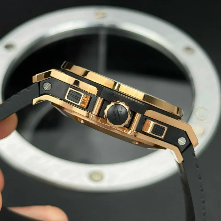 Hublot Big Bang Diamonds 44mm Black Dial Rose Gold ETA.7750