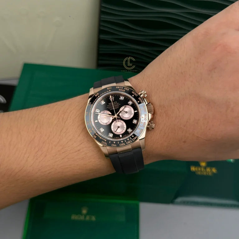 Rolex Cosmograph Daytona 116515LN-0012 40mm Black Dial Rose Gold