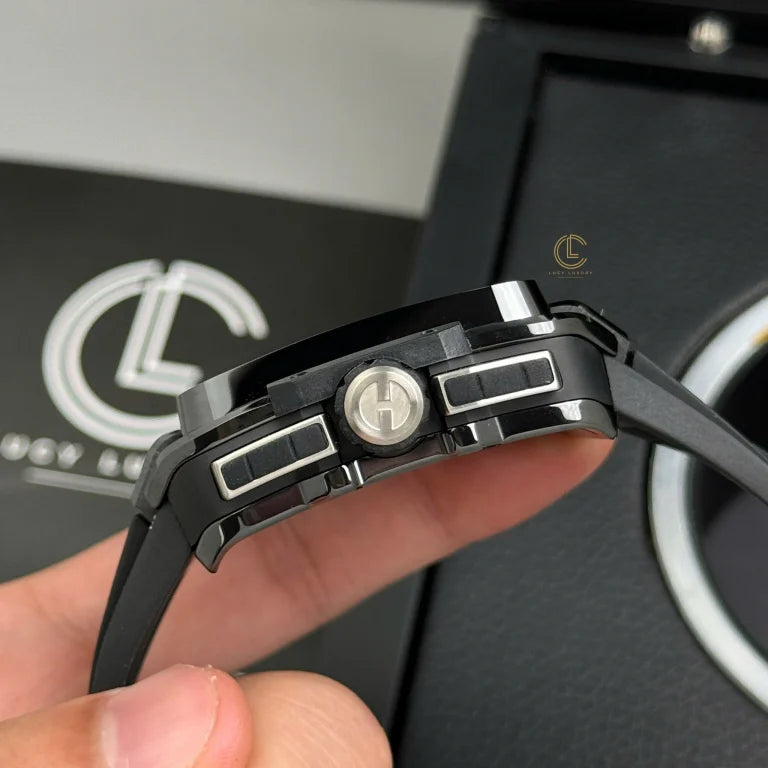 Hublot  Square Bang Unico 821.CI.0170.RX 821CI0170RX 42mm Black Dial Ceramic