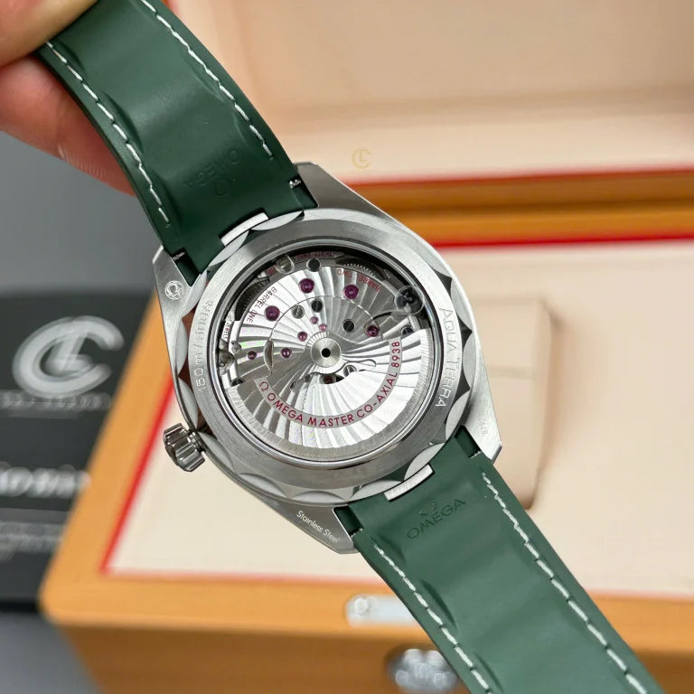 Omega  Seamaster Aqua Terra Worldtimer 43mm Green Dial