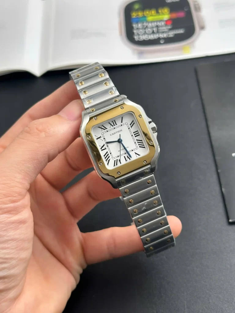 Cartier Santos De Cartier Two Tone W2SA0006 35.5mm