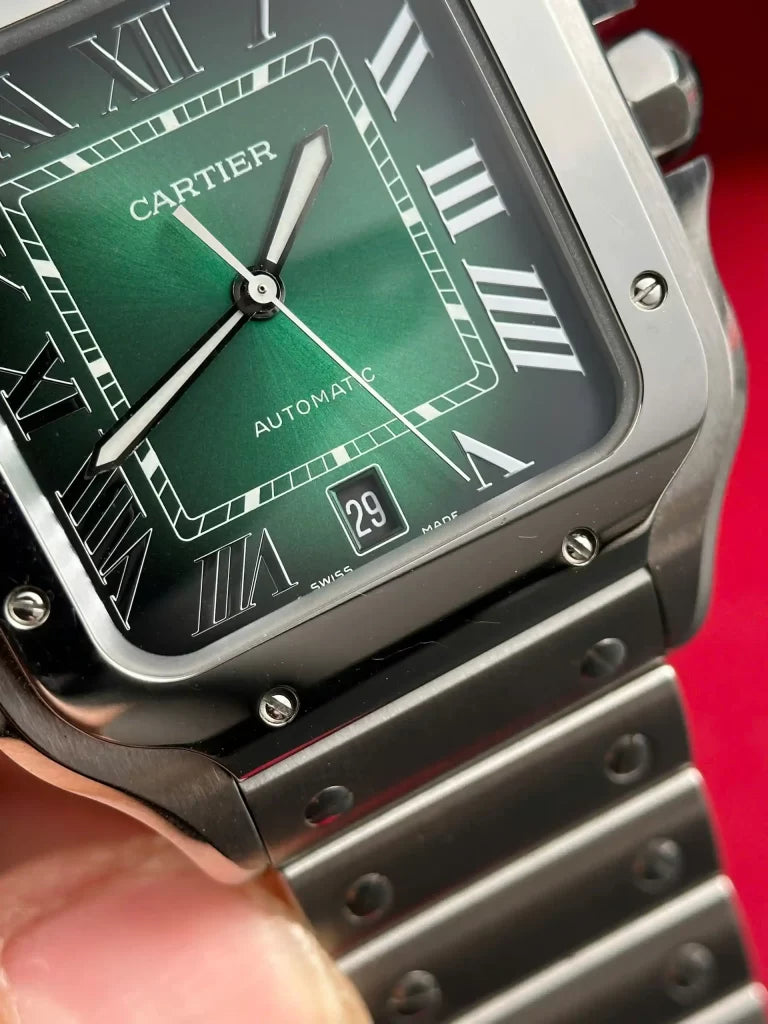 Cartier Santos De Cartier Green Dial Large WSSA0062 39.8mm